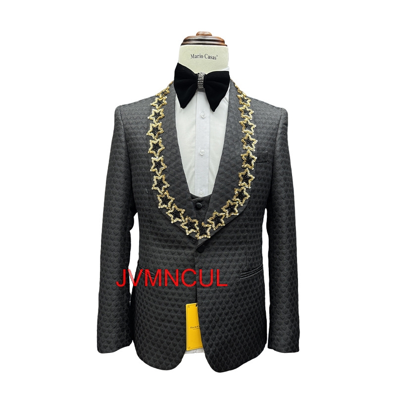 Men'S Formal Wear For Reception - Herren 3-Teiliger Anzug Slim Fit Hochzeit