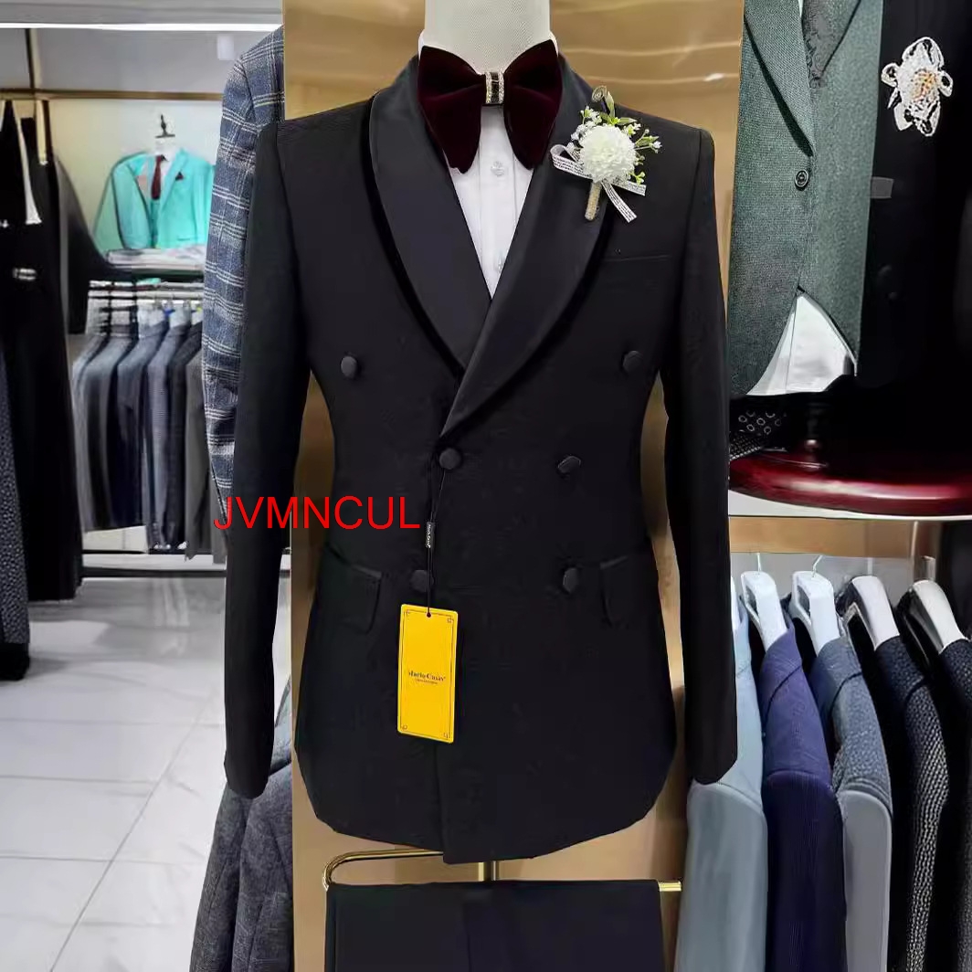 Men'S Formal Wear For Reception - Herren Slim Fit 2-Teiliger Anzug Moderner