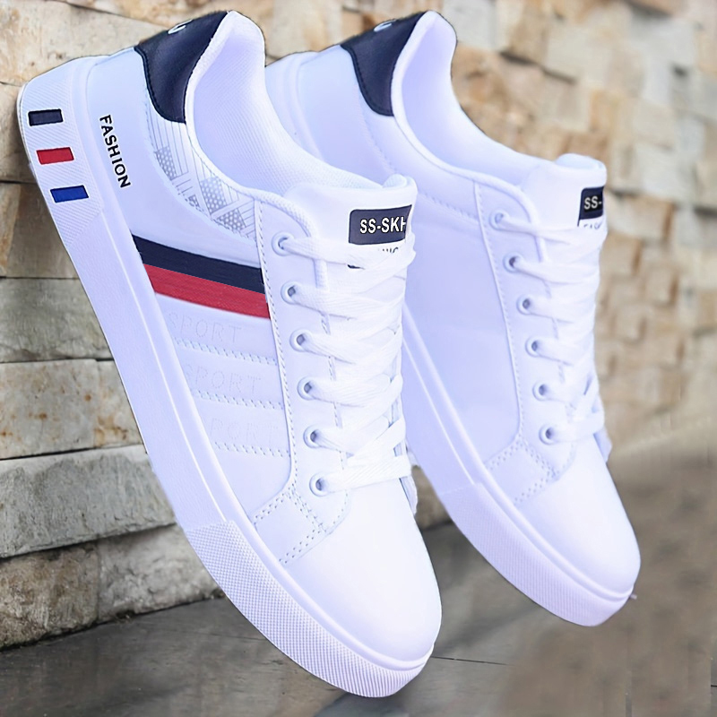 Men Formal Wear Design - Herren Low-Top Skateboard-Sneaker - Atmungsaktives Synthetik-Obermaterial,