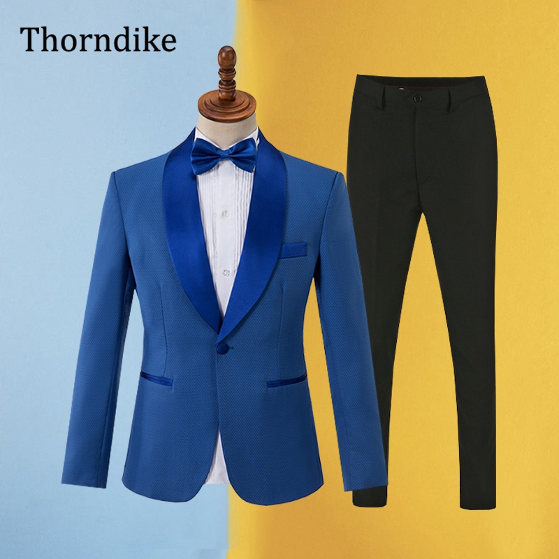 Men Formal Wear 2025 - Gwenhwyfar Blauer Anzug für Herren, 2025,