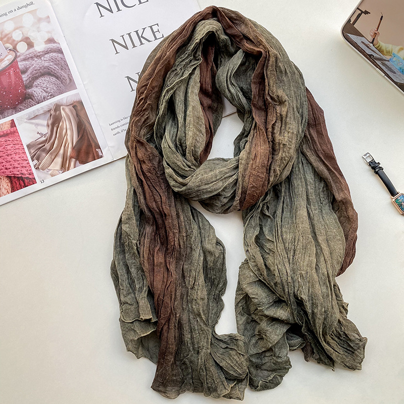 Silk Tie Woven - VREOVOR Retro Ethnischen Stil Schal Frauen