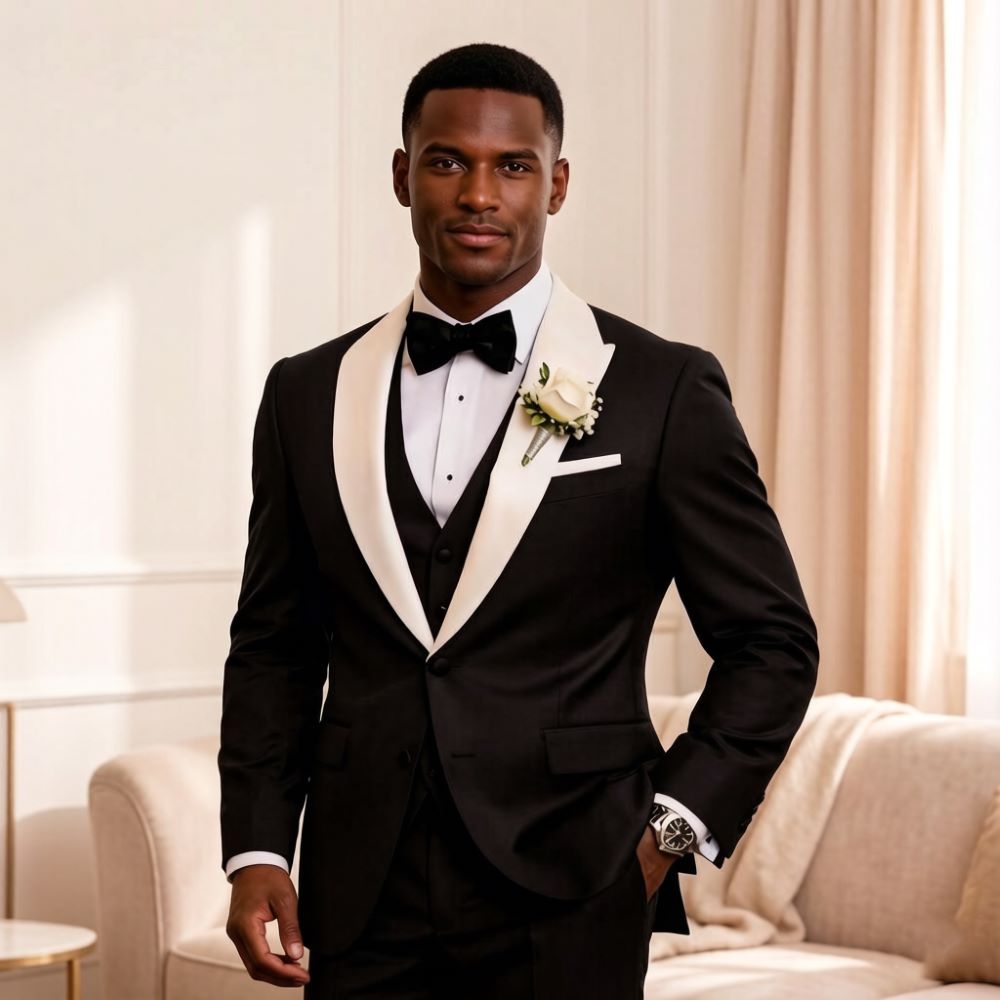 3-teiliger formeller Herrenanz – Men'S Formal Wear For Reception Bewertung und Preis