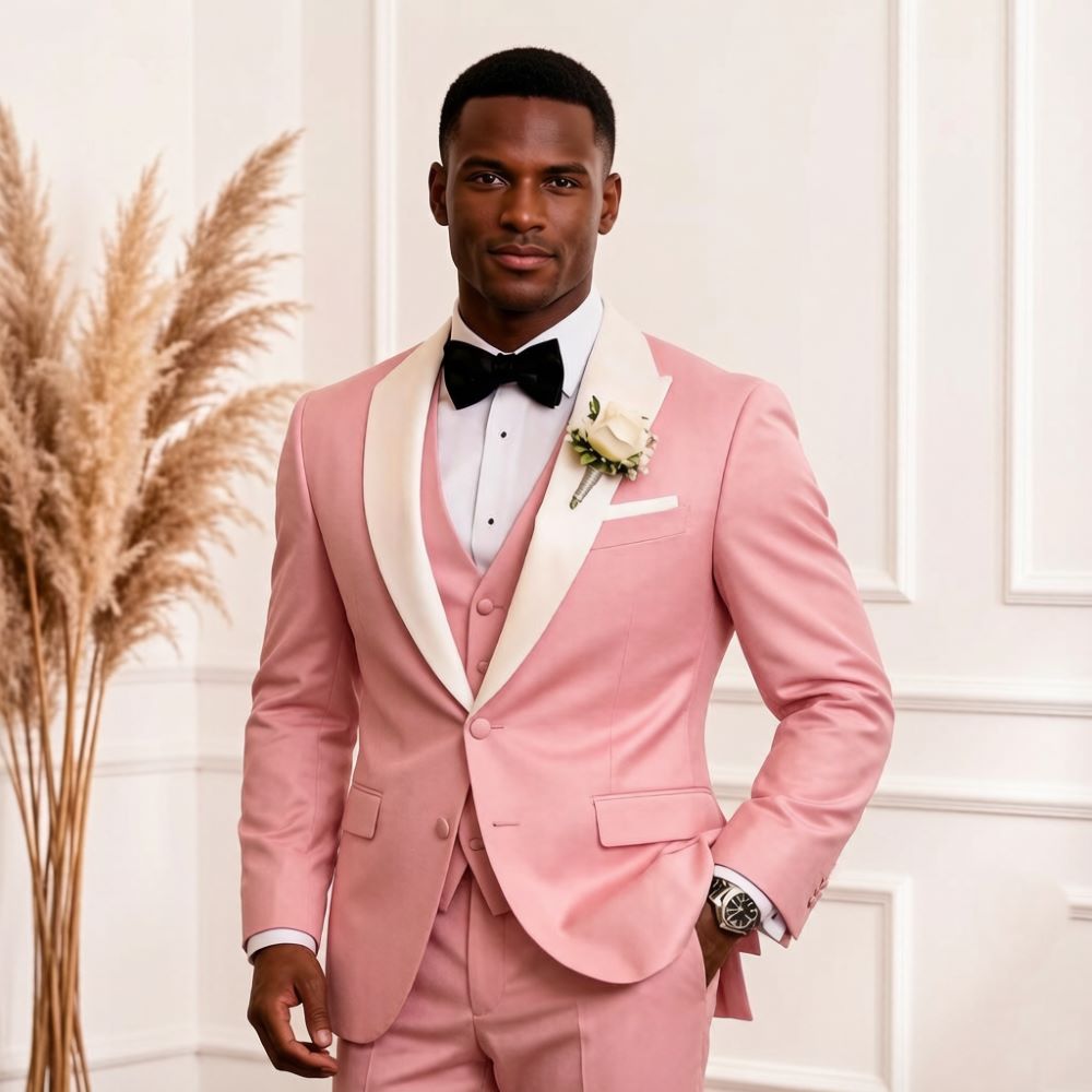3-teiliger formeller Herrenanz – Men'S Formal Wear For Reception Bewertung und Preis