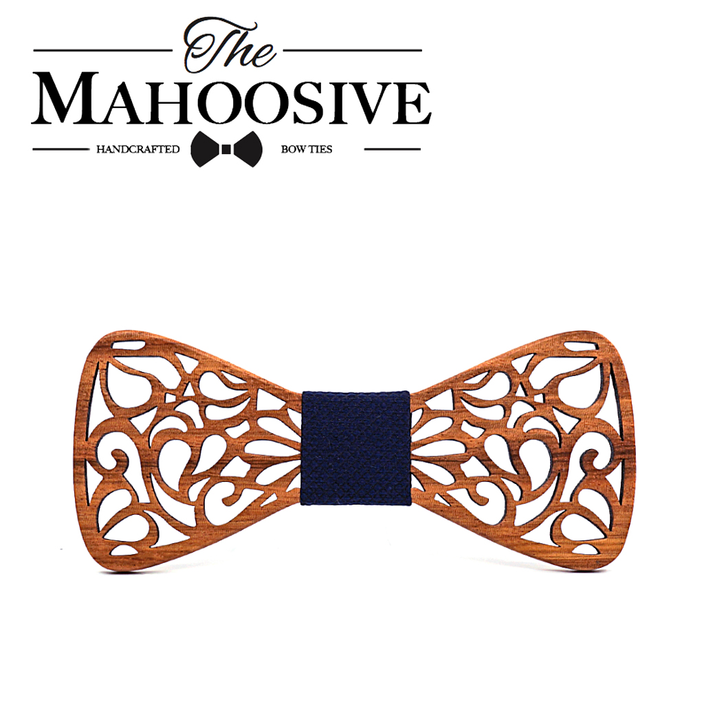 Mahoosive Neue florale Holzfli – Silk Tie Woven Bewertung und Preis