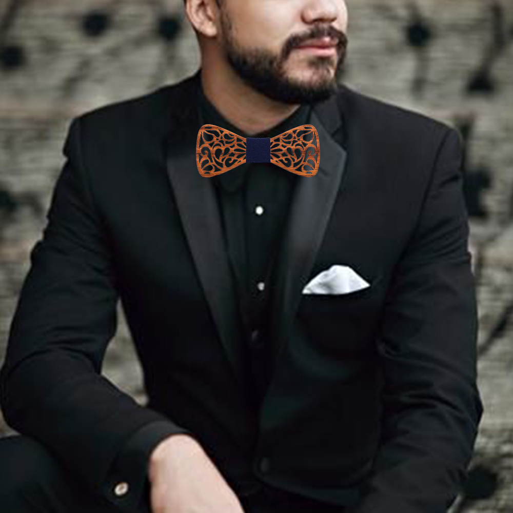 Mahoosive Neue florale Holzfli – Silk Tie Woven Bewertung und Preis