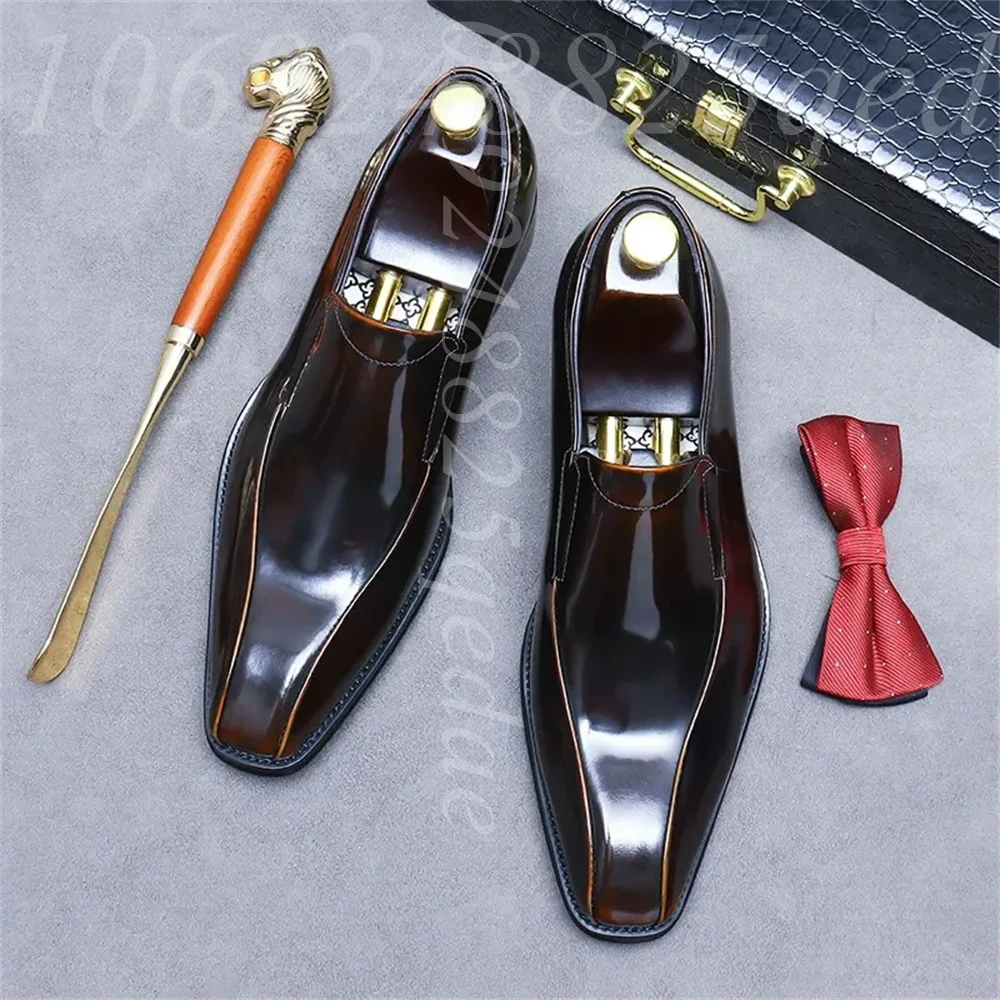 Handgefertigte Vintage Schnürs – Formal Men Daily Wear Shoes Bewertung und Preis