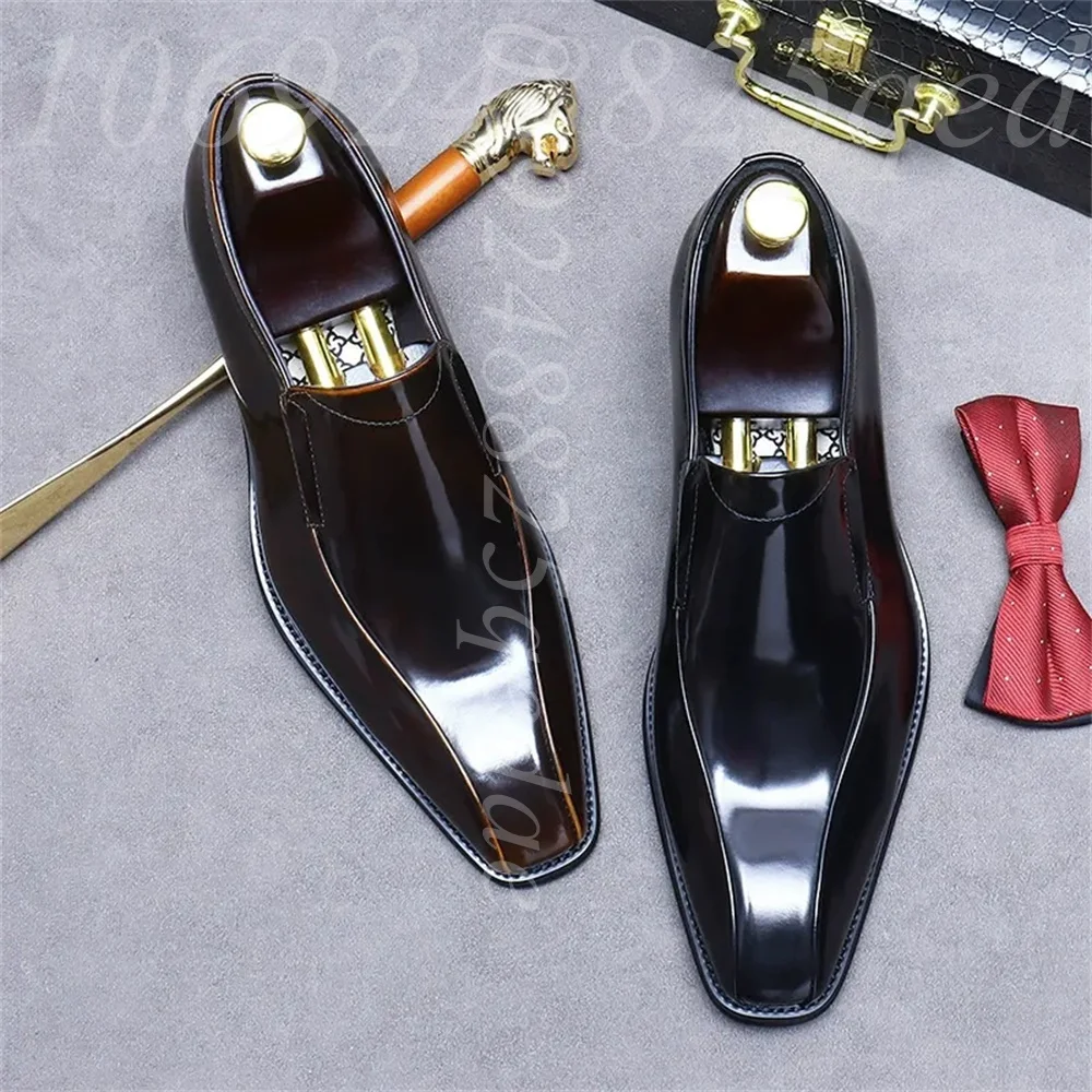 Handgefertigte Vintage Schnürs – Formal Men Daily Wear Shoes Bewertung und Preis