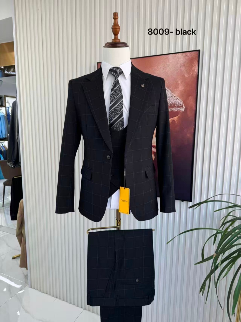 Herren Karierter Smoking 3-tei – Men Formal Wear Jacket Bewertung und Preis