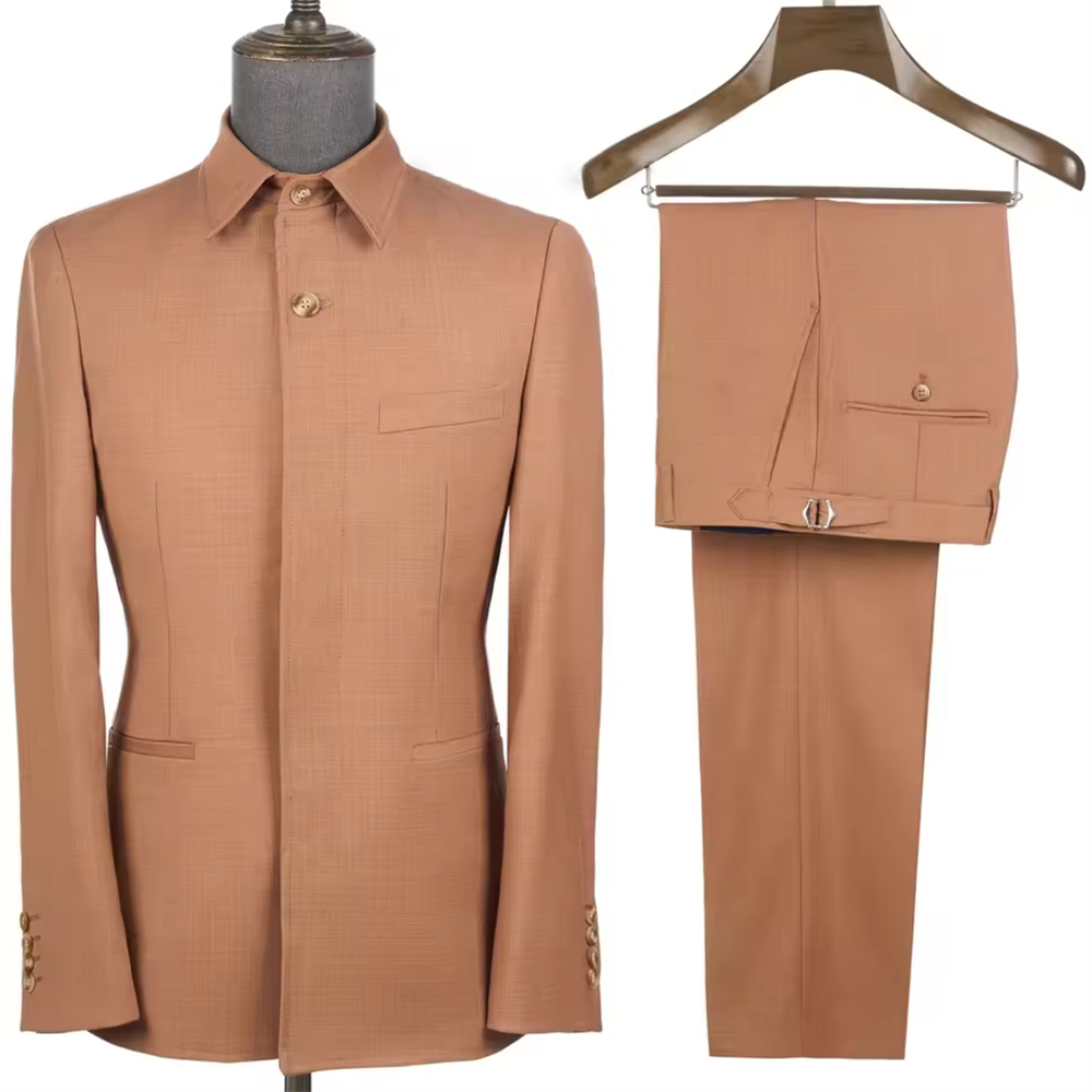 Maßgeschneiderte Safari-Anzüge – Men Formal Wear Jacket Bewertung und Preis