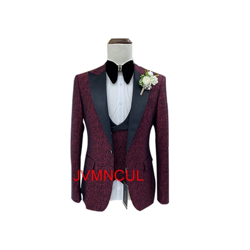 Herren-Jacquard-Anzug, 3-teili – Men'S Formal Wear For Reception Bewertung und Preis