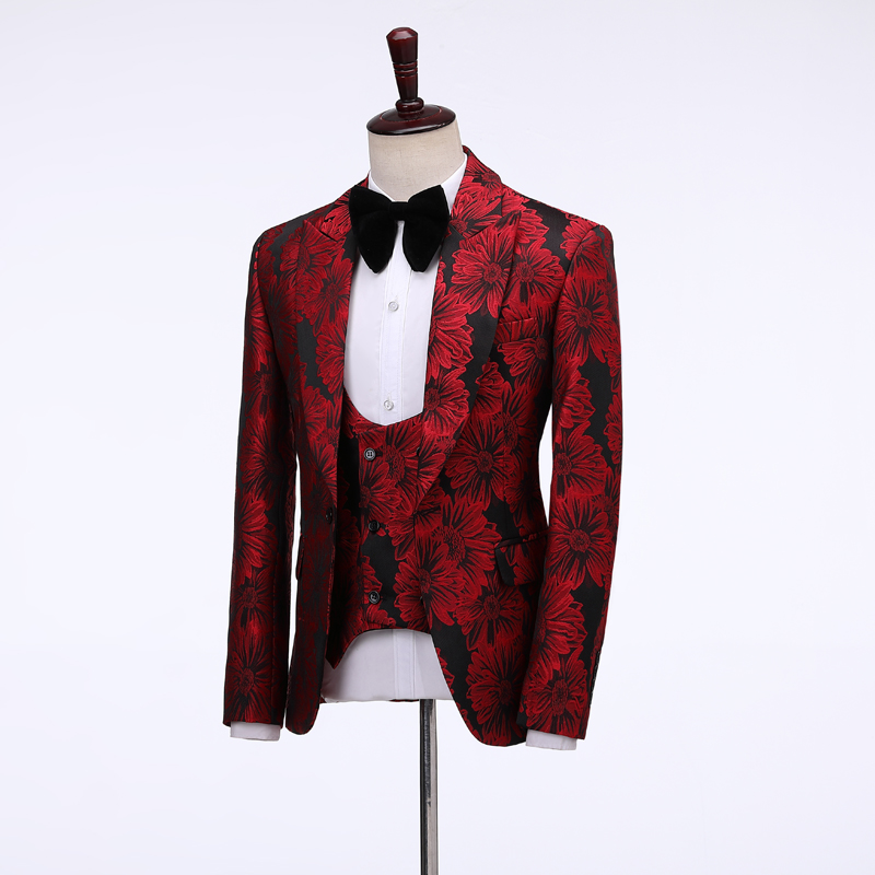 2026 Florale Herrenanzüge Bräu – Men Formal Wear Jacket Bewertung und Preis