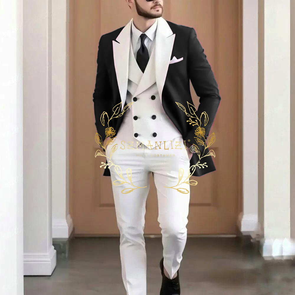 Eleganter burgunderroter 3-tei – Men Formal Wear Jacket Bewertung und Preis