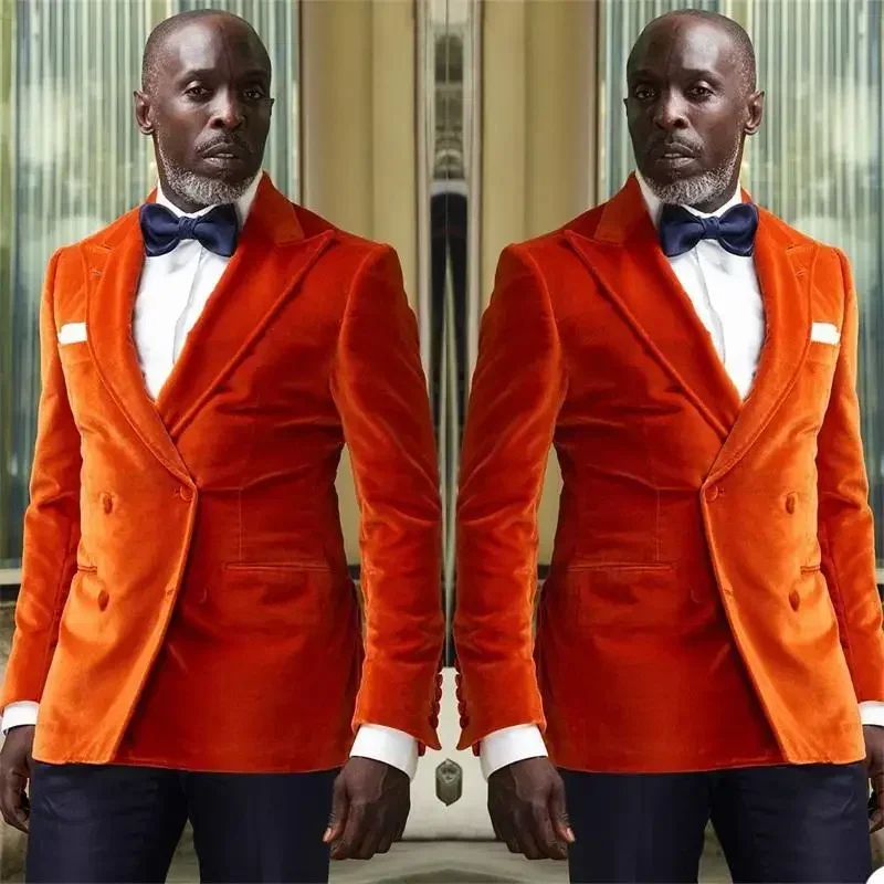 Samt formelle Herrenanzüge Zwe – Men Formal Wear 2025 Bewertung und Preis