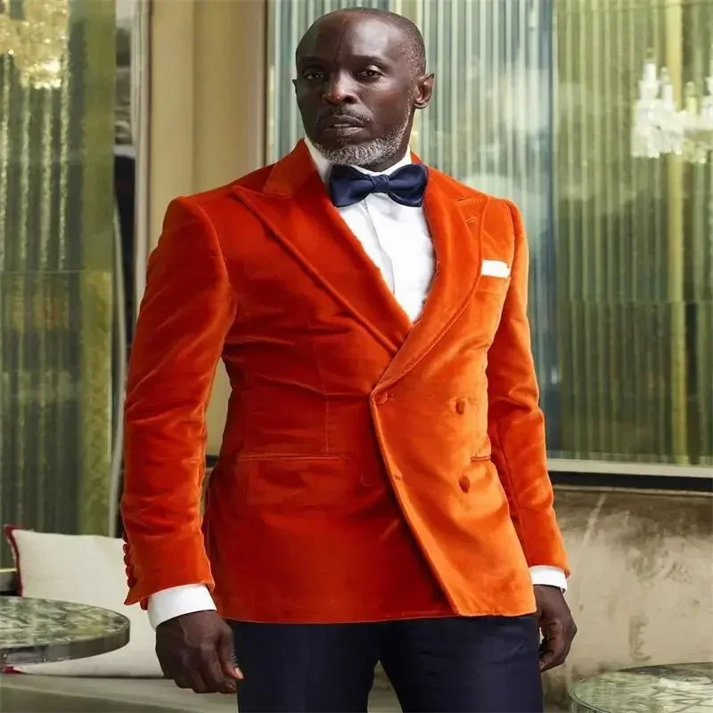 Samt formelle Herrenanzüge Zwe – Men Formal Wear 2025 Bewertung und Preis