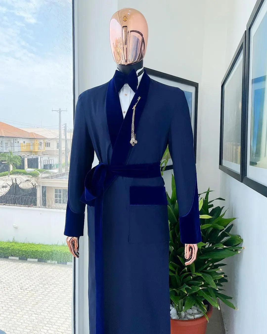 Maßgeschneiderter königsblauer – Men Formal Wear With Coat Bewertung und Preis
